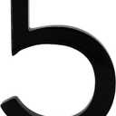 Montague Metal Products MHN-10-5-F-BK1 Floating House Number, 10 inches x 7.5 inches x 0.375 inches, Black