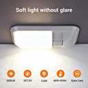 RV Lights Interior, 12 Volt Led Lights 500LM, Camper Lights 3.6W, RV Led Lights Interior Fixtures 12V, RV Ceiling Dome Light with Switch for RV/Camper/Trailer/Boat/Car (Natural White, 8Pack).