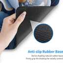 Gaming Mouse Pad, Large Non-Slip Rubber Base Mousepad, Keyboard Mouse Mat, Desk Pad with Stitched Edges, 31.5x11.8inch, Gorgeous Flowers