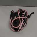 NESTROAD No Pull Dog Harness,Adjustable Oxford Dog Vest Harness with Leash,Reflective No-Choke Pet Harness with Easy Control Soft Handle for Small Dogs(Small,Pink)