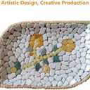 0.78"-1.57" Irregular Ceramics Mosaic Tiles,1.1LB Mosaic Pieces Stones for Home Decoration DIY Craft Plates Flowerpots Vases Cups Mosaic Making Supplies (Iridescent Light Green)