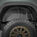 Rough Country Rear Wheel Well Liners for Toyota Tundra 2WD/4WD (2022-2025) - Heavy-Duty Rear Fender Liners for Mud & Debris Protection, Made in USA