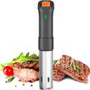 INKBIRD 2.4G Wifi Sous Vide Cooker ISV-200W, 1000W Sous Vide Machine, Remote Control Immersion Circulator with APP Recipes Timer Alarm Mobile Notification 3D Water Heating Ultra-Quiet