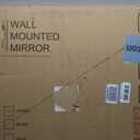 Wall Mounted Mirror, Arched Wall Mirror for Bathroom, 2 Pieces 24"x36" Arch Bathroom Mirror with Metal Frame, Silver Vanity Mirror Decor for Mantle, Bedroom, Entryway, Living Room