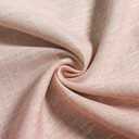 Ombre Full Blackout Curtain Panels 84 Inch Long Noise Reducing Energy Efficient Window Treatment Drapes for Bedroom Linen Texture with Grommets Top Gradient Print Cream White to Pink, 50"x84"x2