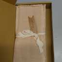 keypan Camel Cloth Napkins Set of 6, Linen Cotton Table Rustic Fabric Napkin Washable Bulk with Fringe for Thanksgiving Dinner Wedding Boho Fall Decor Party 17x17 inch