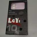 LeYi for Galaxy A56-5G Case: with 2 Pack Tempered Glass Screen Protector and 360 Rotatable Ring Holder Magnetic Kickstand, Plating Rose Gold Edge for Galaxy A 56 5G Case, Purple