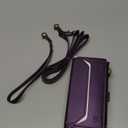 Wallet Case Compatible with iPhone 15 Pro Max RFID Blocking 10-Card Holder Soft PU Leather Magnetic Snap Shoulder Strap Zipper Pocket Phone Case Fit for iPhone 15 Pro Max 6.7" - Purple