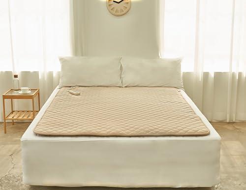 99% EMF Blocking Heated Mattress Pad Full/Double Size. 8 Heat Settings with Auto Shut Off. by Shield Life TheraMat Lite