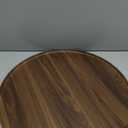Extra Large Ottoman Serving Tray: Hanobe Round Wooden Trays 22" Contemporary Decorative Coffee Table Tray Circle Big Platter Modern Home Decor for Living Room