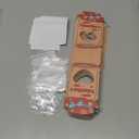 HRX Package 60 Pack Stand-Up Valentines Day Cards with Candy Bags, Upgraded Mason Jar Shaped Cards with Heart Window, Valentines Treat Bags for Personalized Gifts