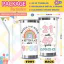 70th Birthday Gifts for Women - 1955 Tumbler for Her, 70 Years Old Gift Idea, Mom Seventy Tumbler 20OZ