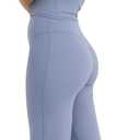 Organic Basics Women's Active Recycled Nylon 32" Flare Legging Pants (Blue, XL)