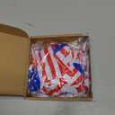 24 Pcs Patriotic Beach Balls Bulk 4th of July Mini Inflatable 5" American Flag Star Beach Balls Red White and Blue 4th of July Party Decor for 250th Anniversary Summer Swimming Party Supplies