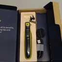 Philips Norelco One 360 Hybrid Face, Electric Beard Trimmer and Shaver, with 360 Technology, 1x 360 for Face, 5in1 Adjustable Comb, Model QP2724/90 (Black & Lime Green)