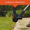 BLACK+DECKER 40V MAX String Trimmer and Lawn Edger, 13 Inch Weed Eater, Far Reach, Battery and Charger Not Included (LST136B)