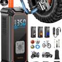 OlarHike Cordless Tire Inflator Portable Air Compressor, 150PSI Dual Power, 5400mAh & 12V DC Auto Air Pump for Car Tires, Motorcycle, Bicycle, Electric Pump with LED Light & Digital Pressure Gauge