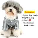 Zunea Small Dog Pajamas Shirts for S Size Dogs Soft Faux Silk Lapel Puppy Sleepwear Clothes Two-Legged Indoor Pjs Shirt Outfits Chihuahua Yorkie Pet Holiday Party Apparel, Gray, S