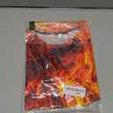 RAISEVERN Boys Flame Shirts Size 10-12 Kids T-Shirt Novelty Graphic-Print 3D Tees Funny Tops Summer Short Sleeve Outfits Size 12-14 Years