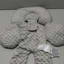 KAKIBLIN Infant Car Seat Insert, Carseat Head Insert & Body Support for Newborn, 2-in-1 Reversible Newborn Car Seat Cushion, Soft Stroller Insert for Car Seats, Bouncer, Strollers, Swing (Gray)