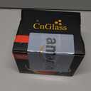 CNGLASS Glass Teapot Stovetop Safe,Clear Teapot with Removable Infuser 20.3 oz,Loose Leaf and Blooming Tea Maker