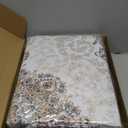 Washable Pee Pads for Dogs, 2 Pack Reusable Puppy Training Pads. 36''x48'' Super Absorbent Dog Rugs, Non-Slip and Leakproof Pee Mat for Dogs, Whelping Pads for Crates and Floors (Vintage White)