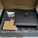 Black Shower Faucet Set, Rainfall Shower System with Square Shower Head and Handle Set, Wall Mounted Shower Fixtures, Full Metal Trim Repair Kit 10 inch Matte Black (With Shower Valve)