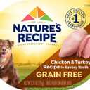Nature's Recipe Grain Free Wet Dog Food, Chicken & Turkey Recipe, 2.75 Ounce Cup (Pack of 1)
