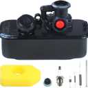 GELASKA 494406 Metal Fuel Tank with 795477 Carburetor 698369 694394 Primer Bulb Replace 498811, 699660, 794147, 794161, 795469 for 9J900, 9L900, 9S500, 9T500, 9T700, 9B900, 9C900, 10A902 Engines