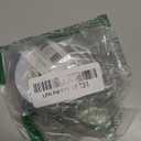 Jerler Rhinestone Trim, Crystal Rhinestone Chain Applique, Ideal for DIY Decoration and Wedding Clothing Embellishments, 0.4" Width (Silver, 1 Yard)