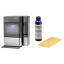 GE Opal 2.0 Countertop Nugget Ice Maker with WiFi Connectivity | Stainless Steel Bundle with Cleaning Kit