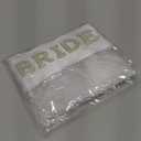 Bride To Be Sash Bridal Veil White for Bachelorette Party Decorations, Short Veil with Comb Pearl Satin Sash Set Bridal Shower Favors Gifts for Engagement Supply Bach Party Wedding Accessories