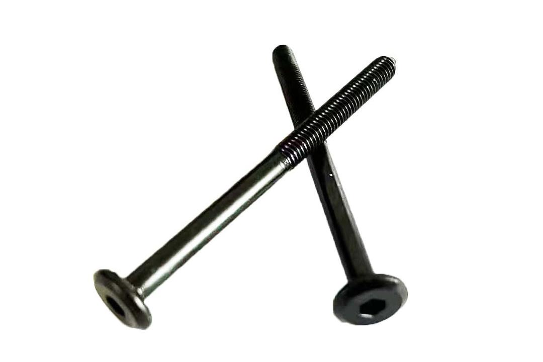 2 x FAFEFC 10PCS M6x80mm Stainless Steel Flat Head Hex Socket Hex Bolt Screws Countersunk Connector Fasteners for Furniture