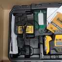 DEWALT Laser Level 360 Self Leveling, 3 Way Green Laser Leveler Tool 12V MAX with 2.0Ah Battery, Charger and Durable Carrying Case, 100 Ft, Tripod Compatible (DW089LG)