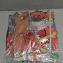 Outdoor Christmas Decorations for Yard - 2pcs Plastic Sleigh Dog Gnome Christmas Yard Signs with Yard Stakes, String Lights for Garden Yard Lawn Xmas Party Supplies