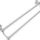 #304 Stainless Steel Double Towel Bar,Optional Different Length Installation (Brushed Nickel - 24 inches, Double Towel bar)