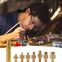 YENOVO Heat Set Insert Tool Kit for Threaded Inserts M2M8, 7 Pcs Solder Tips Compatible with Hakko FX-888D, Weller SP40NUS, 900M/T18, for Plastic Heat Press Threading 3D Printer Parts