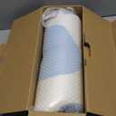 Osteo Cervical Pillow for Neck Pain Relief, Hollow Design Odorless Memory Foam Pillows with Cooling Case, Adjustable Orthopedic Bed Pillow for Sleeping, Support for Side Back Sleepers (Queen(25.5*16.5*5.2/4.1 inches), Blue)