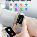 Smart Watch Fitness Tracker (Answer/Make Call), 24/7 Heart Rate Spo2 Blood Pressure Monitor Sleep Tracker, 114 Sports Modes Pedometer Calorie Step Tracker, Waterproof Activity Tracker for Men Women
