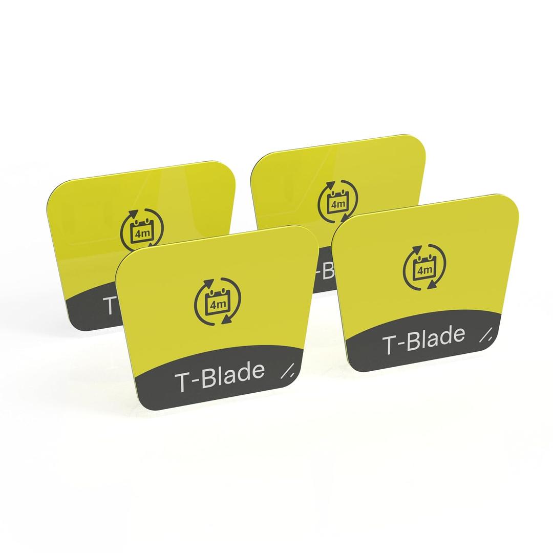 4 Replacement Heads and 3 Guide Combs Guards Kit Compatible with one blade QP25/26/27/28/45/65