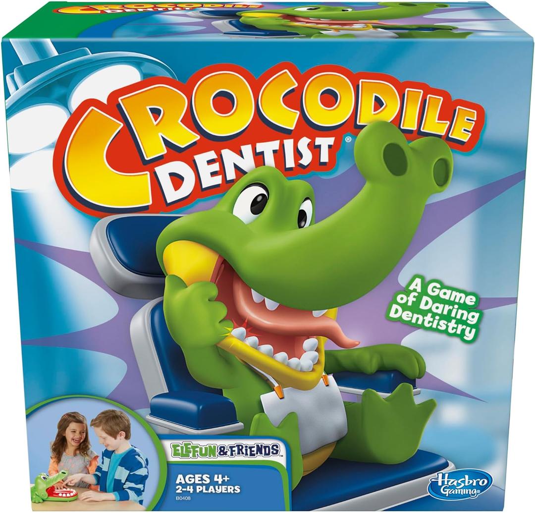 Hasbro Gaming Crocodile Dentist Kids Board Game, Ages 4 And Up
