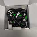 Upgraded Fast Charging Rechargeable Battery Packs with Light Control, 4 x 4800mWh Xbox Controller Batteries with Charger Dock for Xbox Series X|S, One S/X/Elite Controllers,Cases and Storage Sets