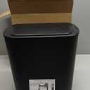 Cesun Motion Sensor Trash Can, 5 Gallon Automatic Bathroom Garbage Can with Lid, Touchless Smart Plastic Slim Wastebasket for Bathroom, Office, RV, Bedroom, Living Room, Black