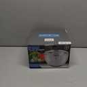 Smile mom Salad Spinner Small Lettuce Spinner Kitchen Gadgets Vegetable Washer, High Efficiency for Home Kitchen Washing & Drying Leafy Vegetables, One-Handed Handle Easy Press 3.8 Qt White