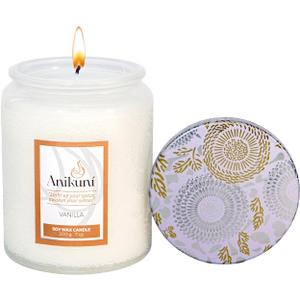 Soy Wax Candle with Vanilla Scent, 7oz, Natural Essence, Long Lasting, Reusable Glass Jar, Eco-Friendly Home Decor, Relaxing Gift for Home Spa, Vanilla Aromatherapy Candle