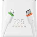 VEGER Portable Charger, Ultra Slim 22.5W Fast Charging with Built in Cable, Flight-Safe 10000mAh USB C Power Bank Battery Pack, Travel Essential Phone Powerbank for iPhone 17 16 Samsung S25 Google etc