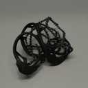 Sfee Ice Cleats for Walking on Ice Snow Grips Crampons Traction for Shoes/Boots, Anti-Slip Portable Flexible Footwear for Walking Climbing Hiking Fishing Outdoor Running with 2 Adjustable Straps