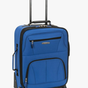 Rockland Pasadena Softside Spinner Wheel Luggage, Blue, Carry-On 20-Inch