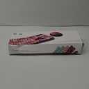 Wireless Keyboard and Mouse Combo, Ergonomic Full Size Typewriter Retro Round Keycaps Keyboard, Compatible with Windows, PC, Perfer for Home and Office Keyboards (Blue