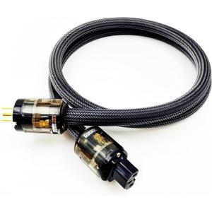 WAudio 10 AWG Hi-End HiFi Audio Universal AC Power Cable Power Cord US Plug - 5FT (1.5M)